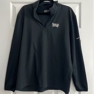 Large Nike golf dry fit pull over quarter zip - Samuel Adams logo